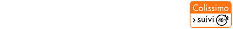 Exp�dition en Colissimo suivi 48h (d�lai non garanti), uniquement pour les articles qui ne peuvent �tre exp�di�s en format lettre