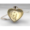 Pendentif coeur dor� personnalis� - 26,91&euro;