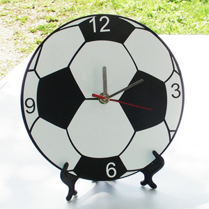 Horloge personnalisée football