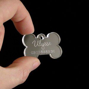 M�daille Os Plexi grav�e