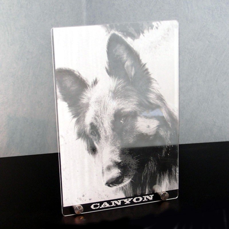 Gravure photo de luxe sur plexi