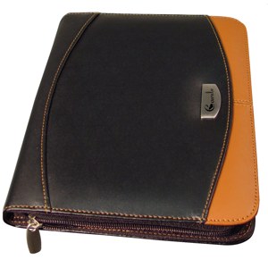 Porte documents grav� en cuir