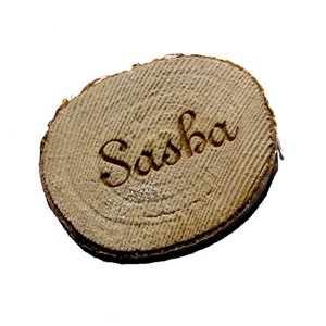 Marque place en bois