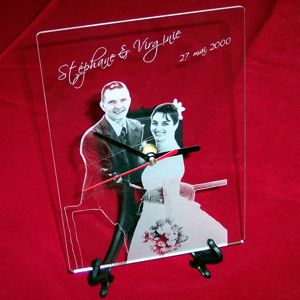 Horloge Plexi Photo