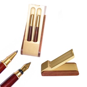 Parure premium bois 2 stylos