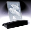 Plaque verre photo grav�e verticale sur socle - 71,76&euro;