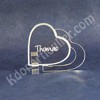 Marque place plexi coeur - 4,00&euro;