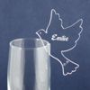Marque place colombe pour verre
