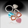 Porte clefs multi coeurs personnalis� - 12,56&euro;
