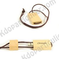 clé usb en bois 