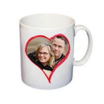 mug personnalisé coeur