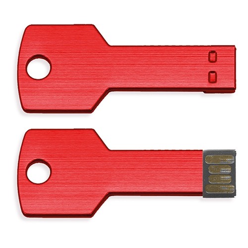 Clé USB personnalisée clé rouge