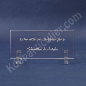 Echantillon de plexiglas