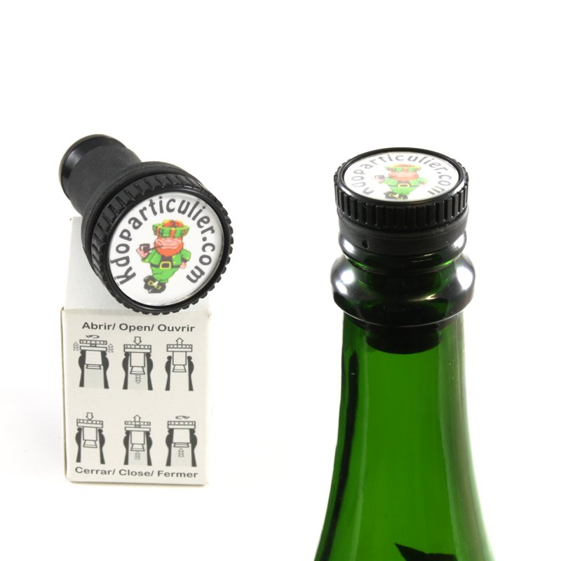 Bouchon de bouteille réutilisable personnalisé bouchon de vin  personnalisable, cadeau amateur de vin - Un grand marché