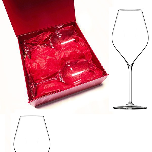 2 verres à vin INAO dans un coffret, un cadeau autour de la dégustation du  vin