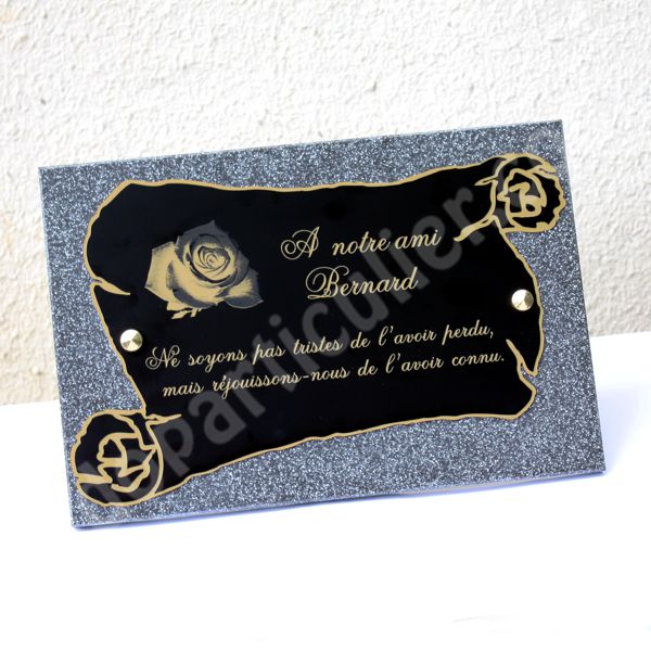 Plaque poème personnalisée cadeau parrain