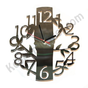 Horloge personnalisée bambou