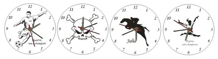 horloge personnalisée