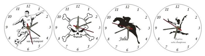 horloge personnalisée