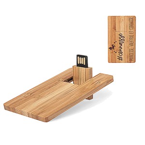 Cadeaux BTOB, primes : Clé USB avec Coque de Protection en Bambou