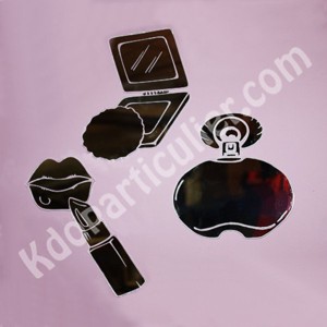 Stickers miroir make-up