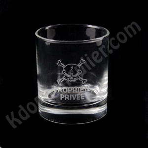 verre à whisky gravé