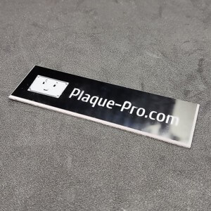 Plaque de porte Aluminium