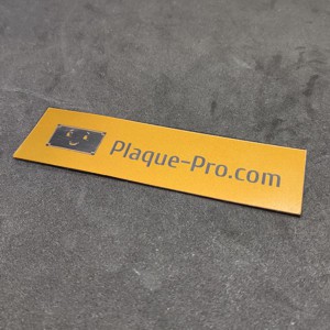 Plaque boîte aux lettres personnalisable avec numéro maison PVC