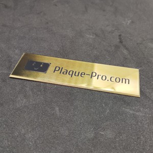 gravure Plaque sur mesure Laiton