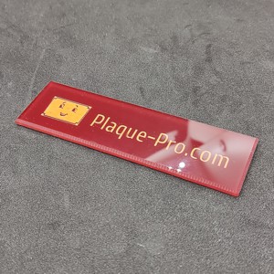 Plaque de boite aux lettres Plexigas