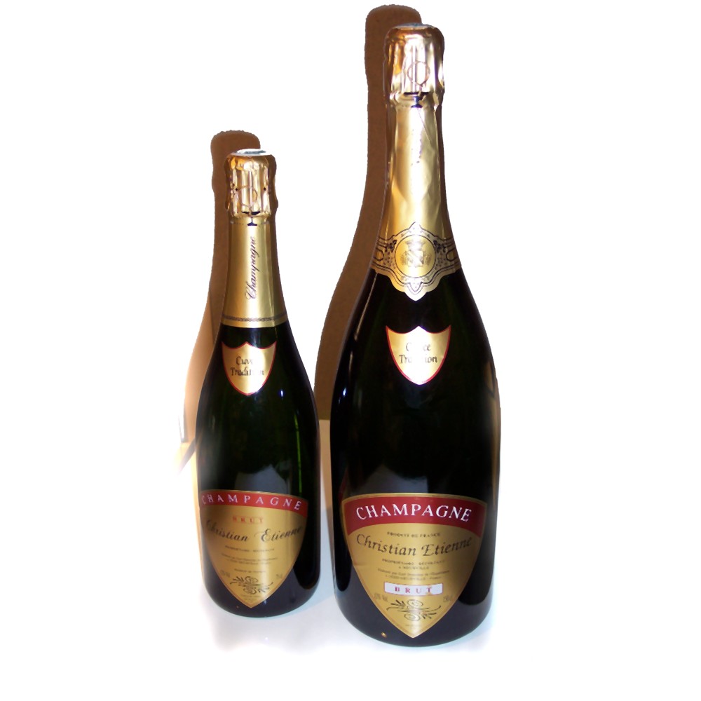 Bouchon bouteille champagne personnalisable en métal.