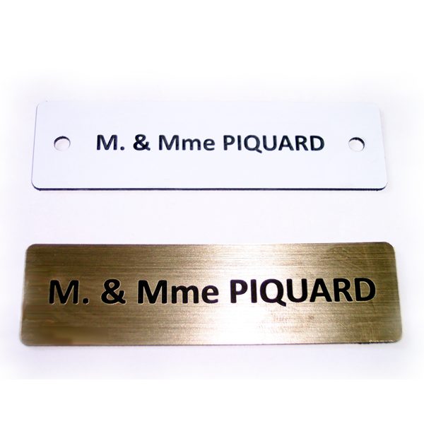 Plaque de porte personnalisée avec prénom