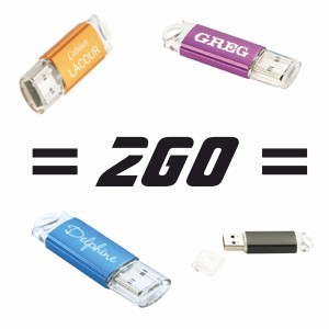 cle usb 2Go à personnaliser