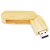 Clé USB personnalisé rotative bambou