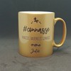 Mug doré personnalisé