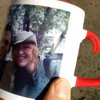 Mug personnalisé avec anse coeur