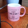 Mug Spark rose personnalisé