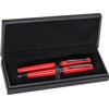 Parure de stylos en rouge et noir