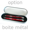 Coffret stylo bille et porte-mine rouge