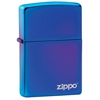 Briquet zippo personnalisé bleu sapphire