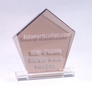 Mini-trophée plexi